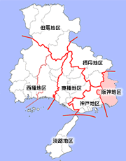 阪神地区図