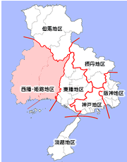 西播地区図